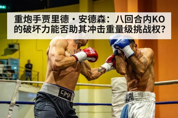 重炮手贾里德·安德森：八回合内KO的破坏力能否助其冲击重量级挑战权？